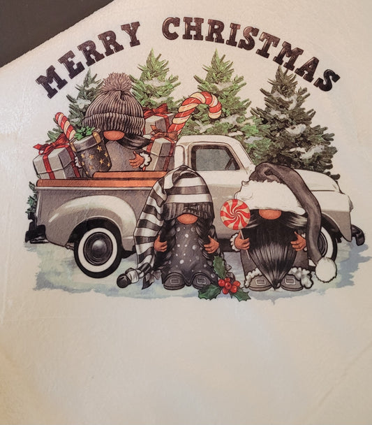 Merry Christmas Gnome Blanket