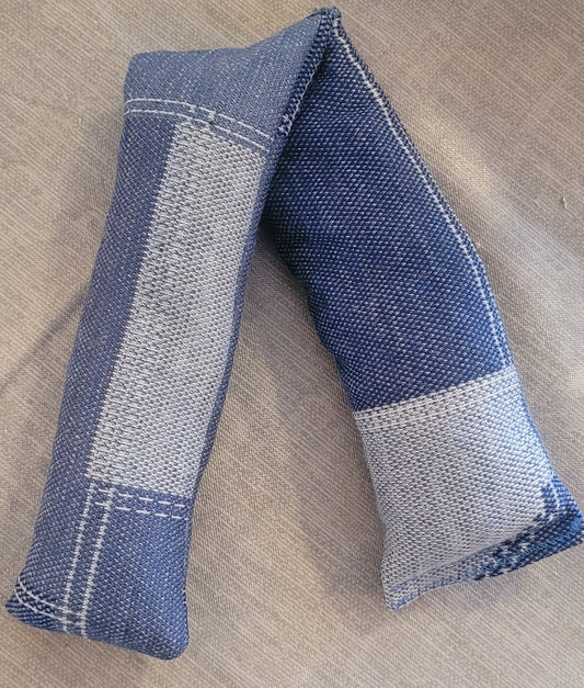 Handmade Corn bag Neck Wrap-Denim