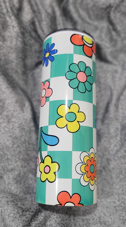Summer Flowers 20 oz Tumbler
