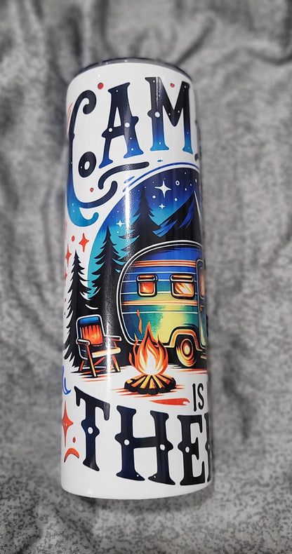 Camping is My Therapy 20 oz Tumbler