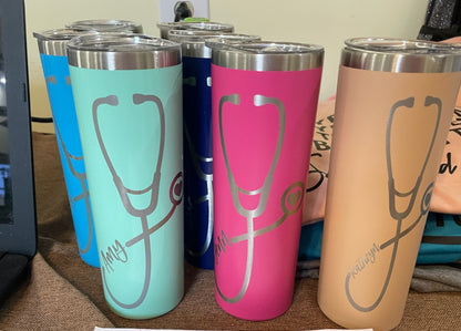 Laser Engraved 20oz tumblers