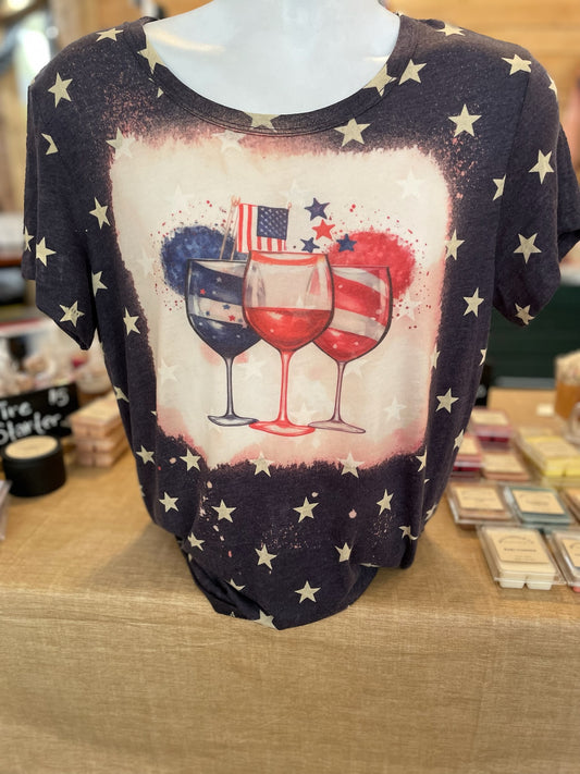 Patriotic Wine design1 TSHIRT