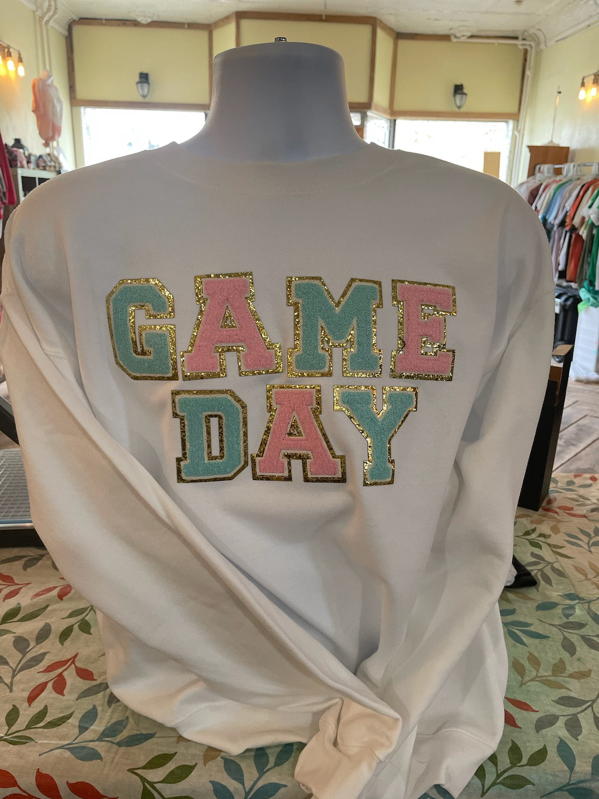 Game Day Chenille Letters