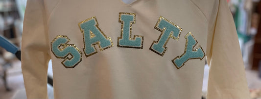 Salty Chenille Letters