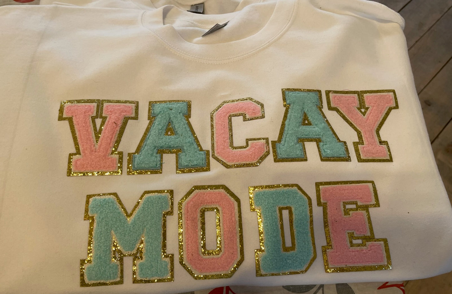 Vacay Mode Chenille Letters