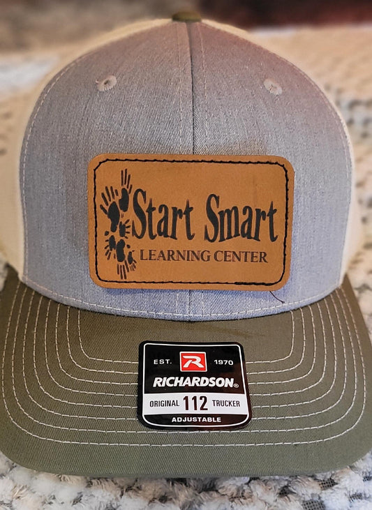 Start Smart Learning Center Hat Green/Grey front
