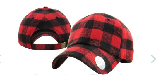 RED BUFFALO PLAID HAT