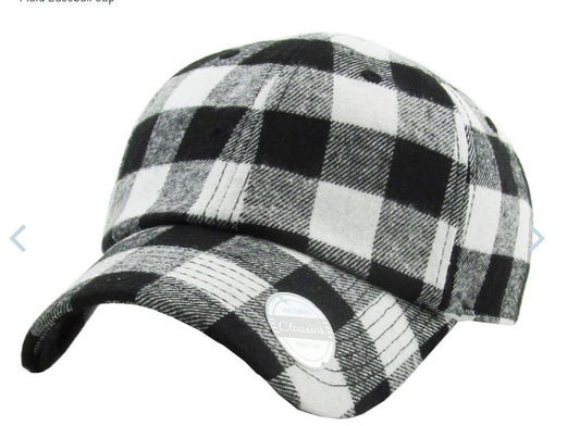 BLACK & WHITE  BUFFALO PLAID