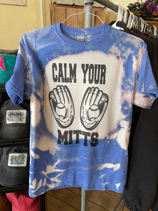 Royal Blue Bleached TSHIRT