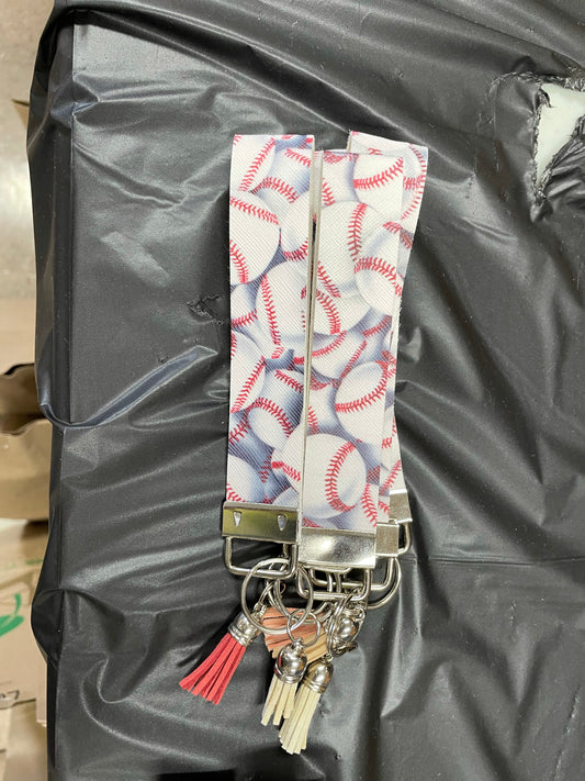 Baseball Key wristlet