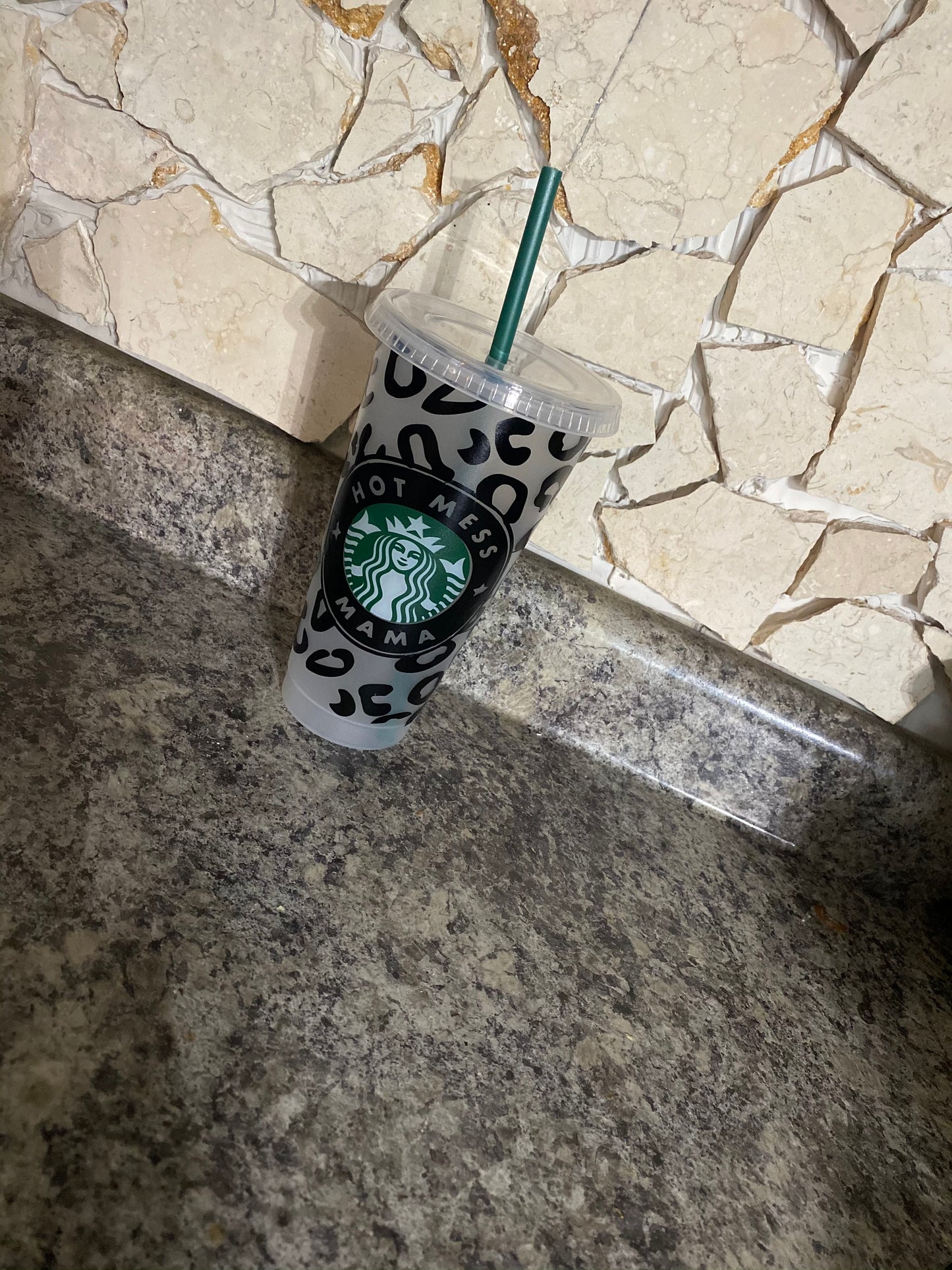 Hot Mess Momma  Starbucks Cold Beverage Cup